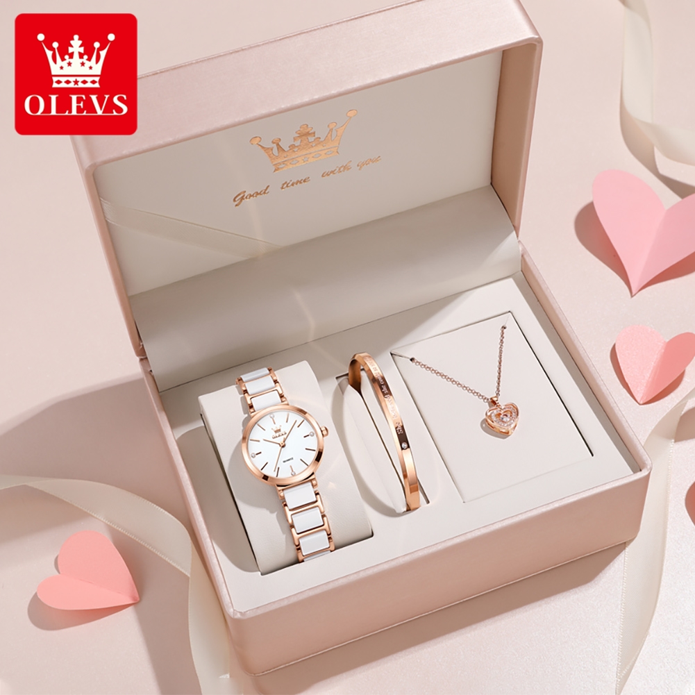 Jewelry Bracelet Watches - OLEVS Women Watch 5877 Luxury Elegant