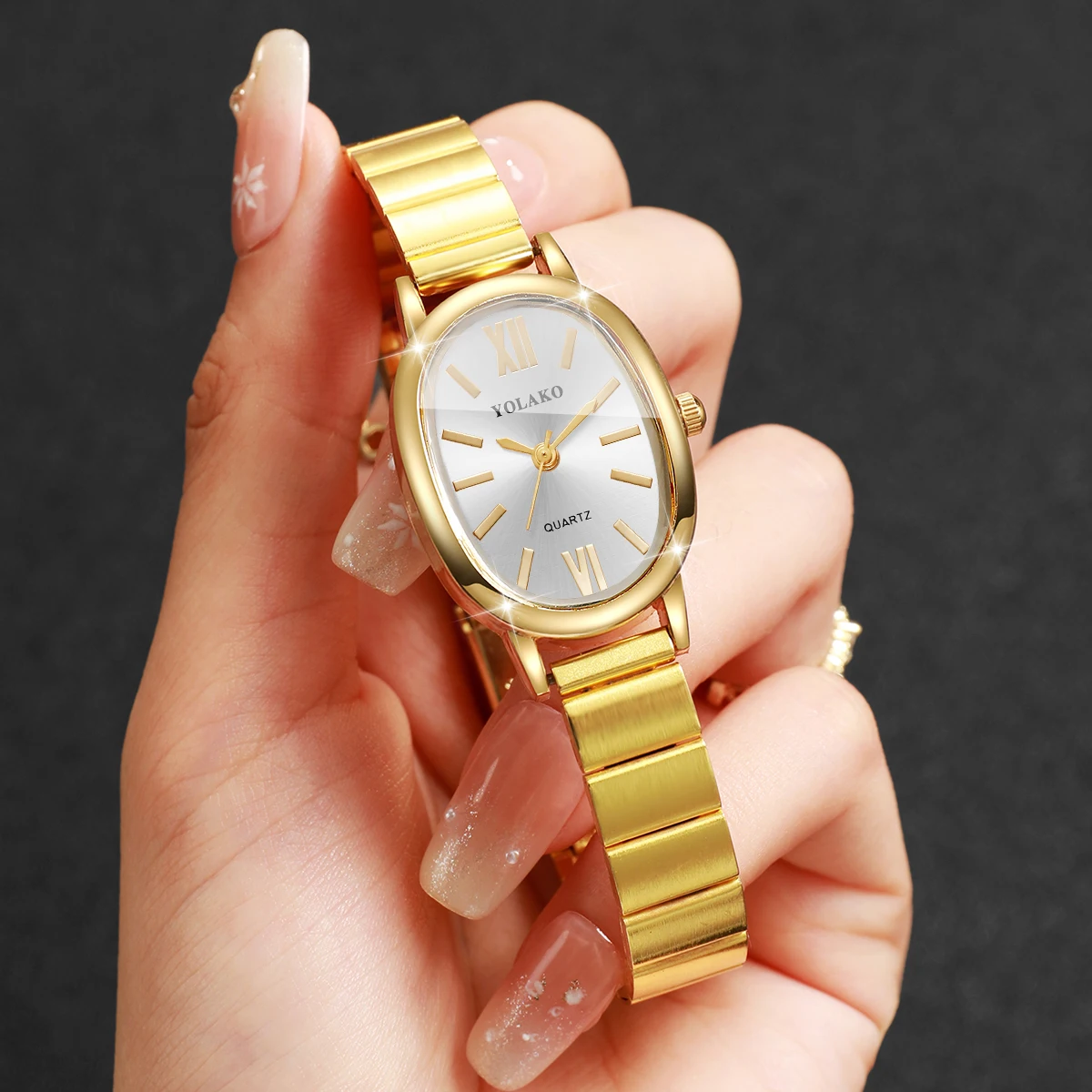 Jewelry And Watches Box - Fashion Irregular Dial Women Quartz Watch