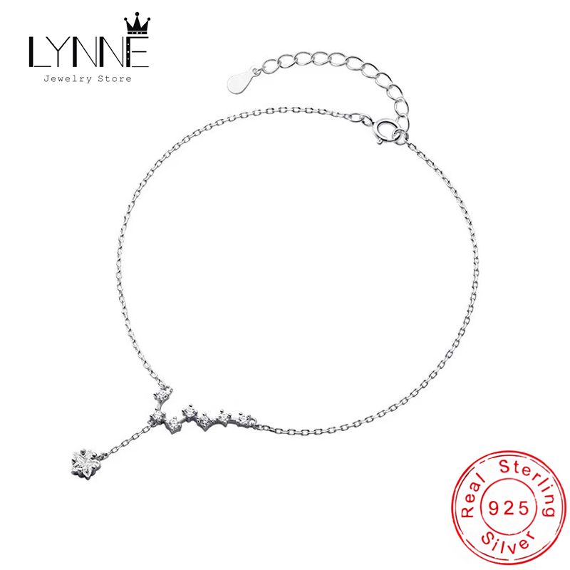 Anklet Foot Chain - LYNNE 925 Sterling Silver Jewelry Star