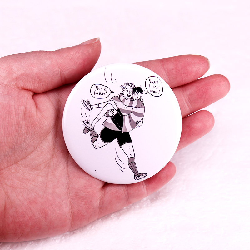 Heartstopper Pinback Button Pi - Nick'S Jewelry & Watches Reviews review and price