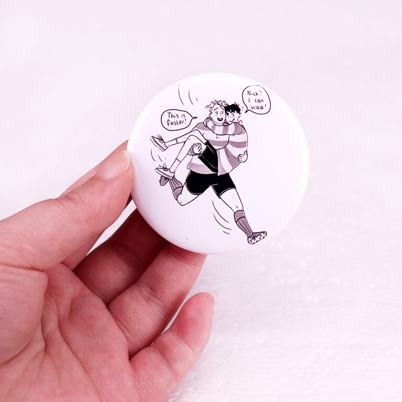 Heartstopper Pinback Button Pi - Nick'S Jewelry & Watches Reviews review and price