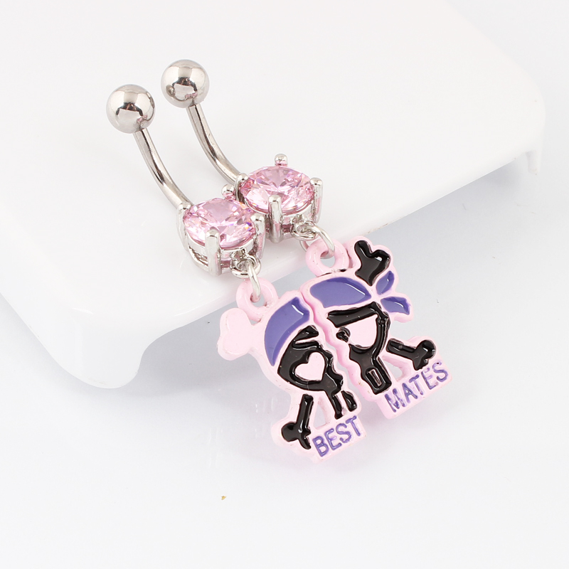 A pair Belly button ring Skull - Nick'S Jewelry & Watches Reviews review and price