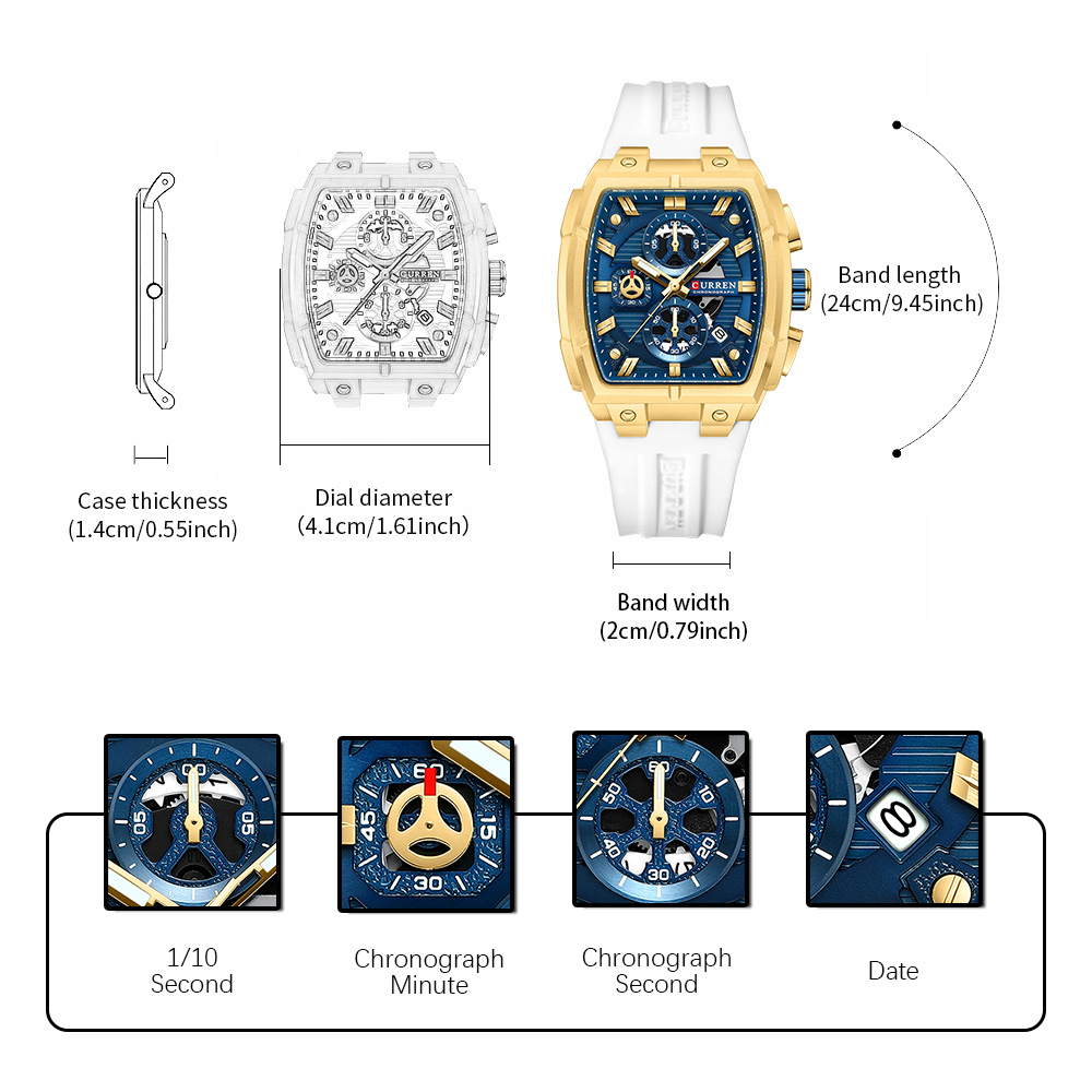 CURREN Luxury Vintage Watch fo - Jewelry Bracelet Watches review and price