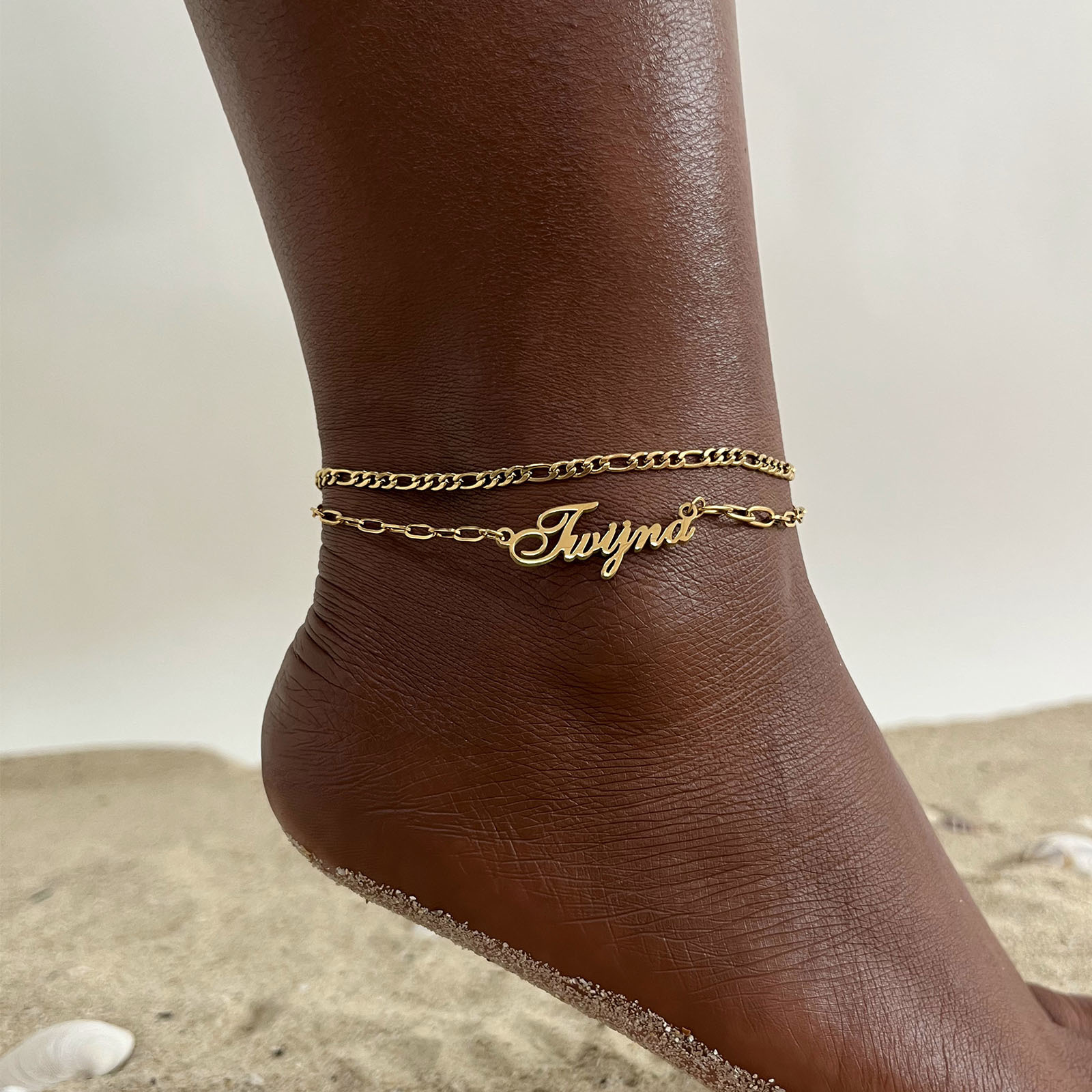 Vnox Customized Name Anklets f - Anklet Foot Chain review and price