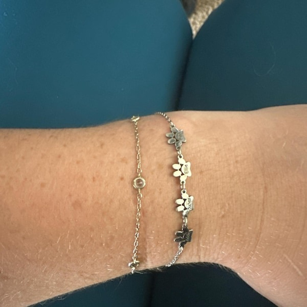 Custom Paw Print Anklet Bracel - Anklet Foot Chain review and price