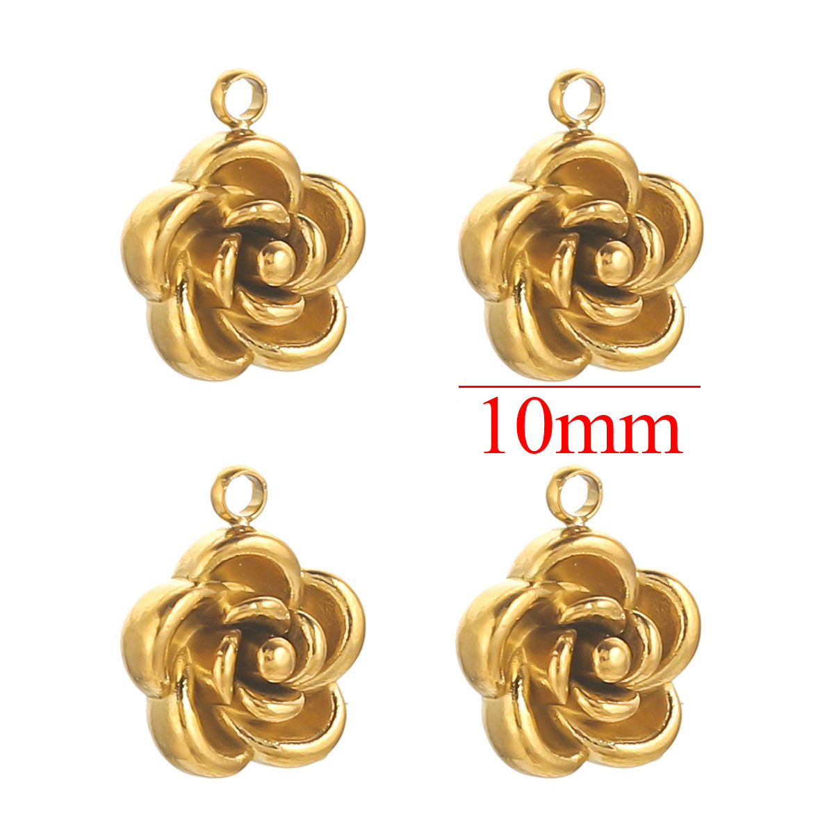 5pcs 8/10mm Stainless Steel Pl - Rose Gold Bracelet review and price
