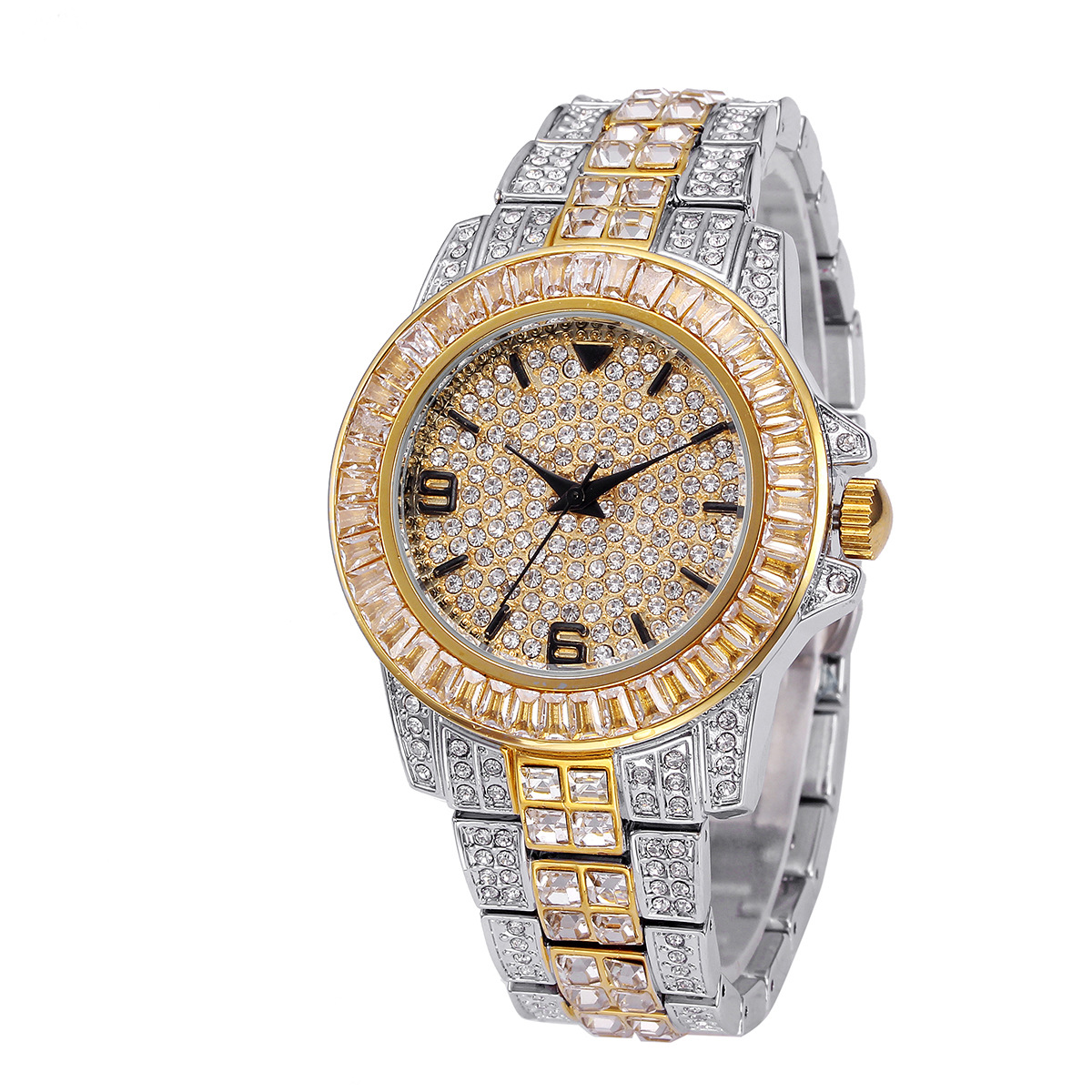 Luxury Full Stone Quartz Watch - Jewelry Bracelet Watches review and price