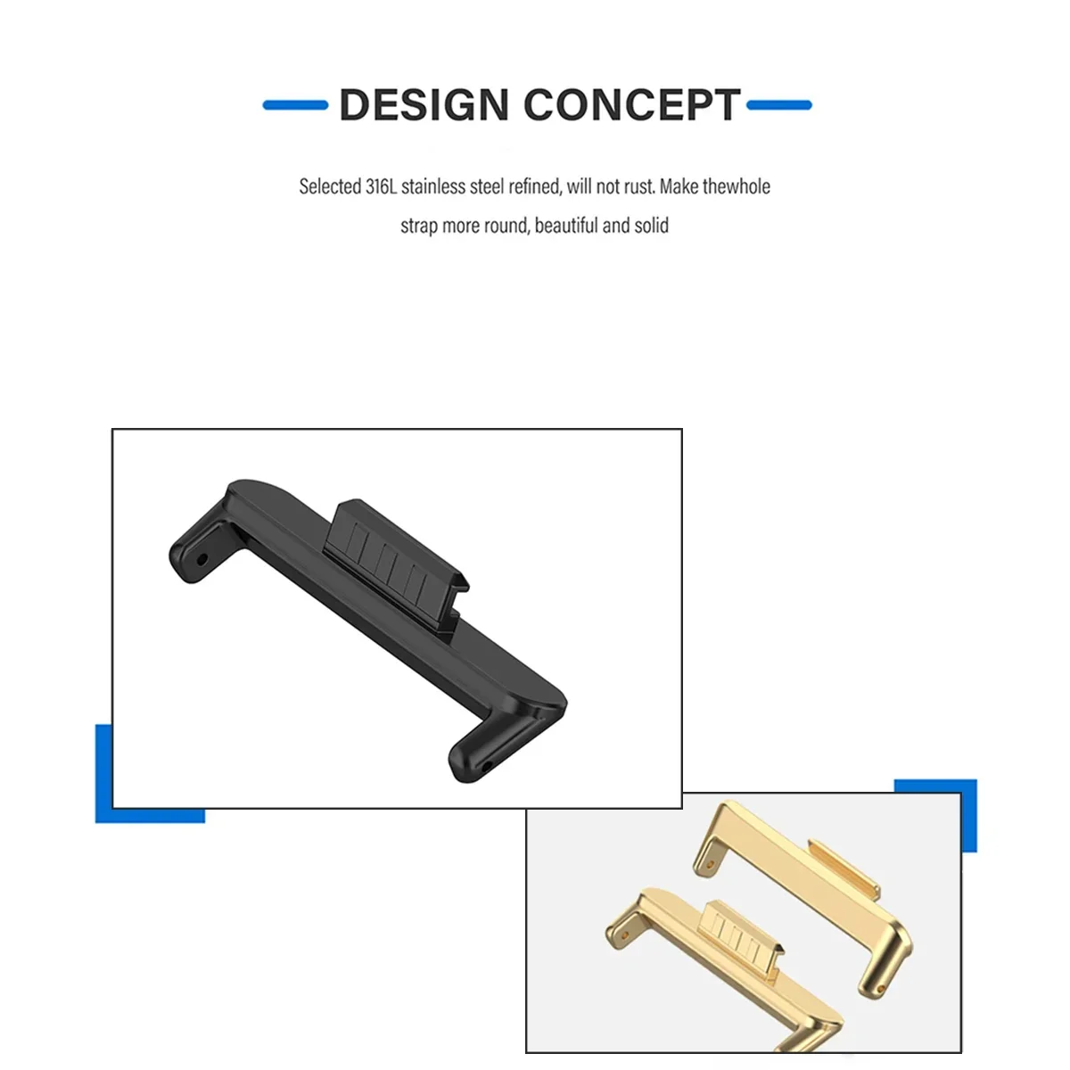 20mm 22mm 1Pair Adapter for Hu - Jewelry Bracelet Watches review and price