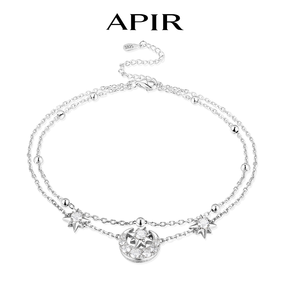 APIR Sparkling Moissanite Star - Anklet Foot Chain review and price