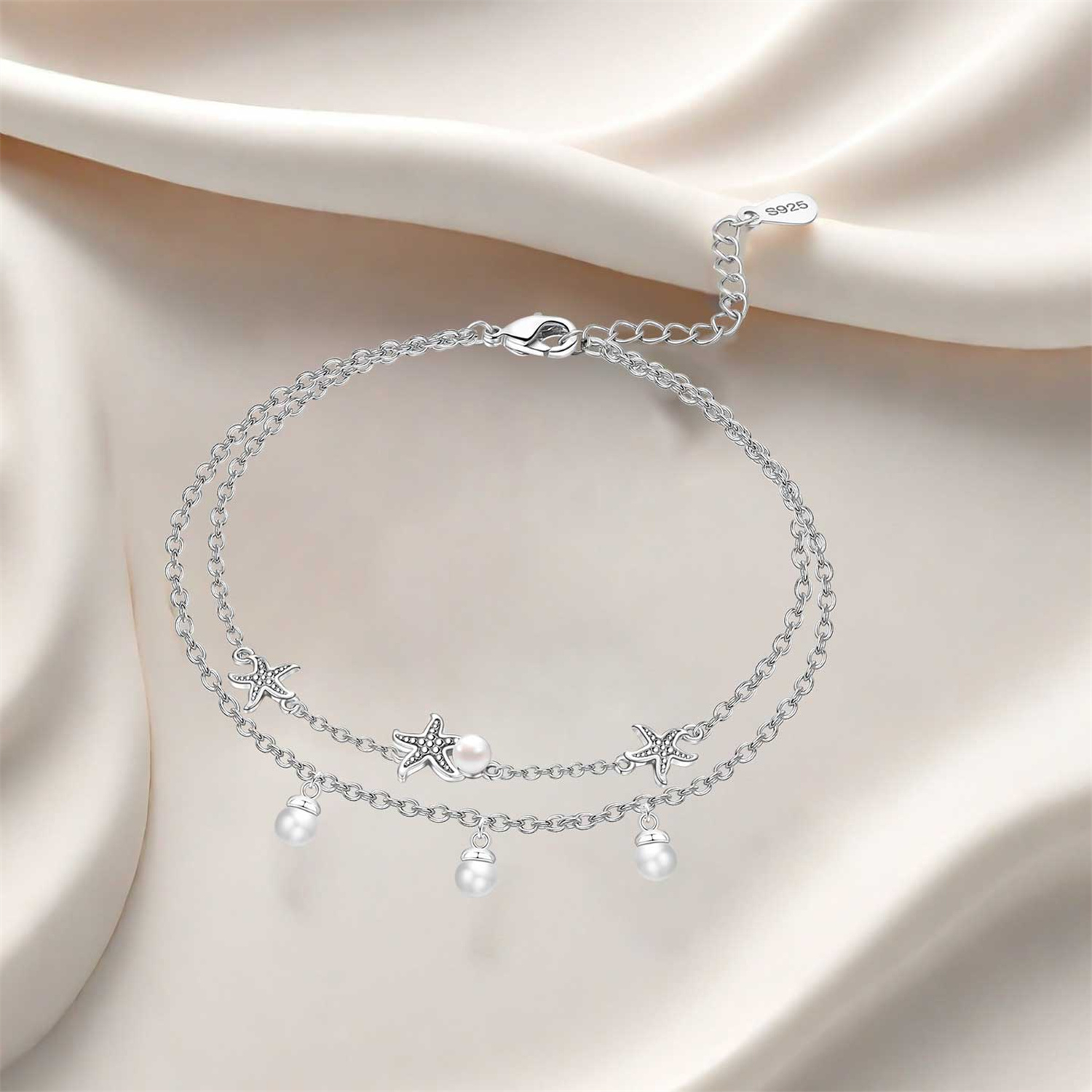 Orstarry S925 Sterling Silver  - Anklet Foot Chain review and price