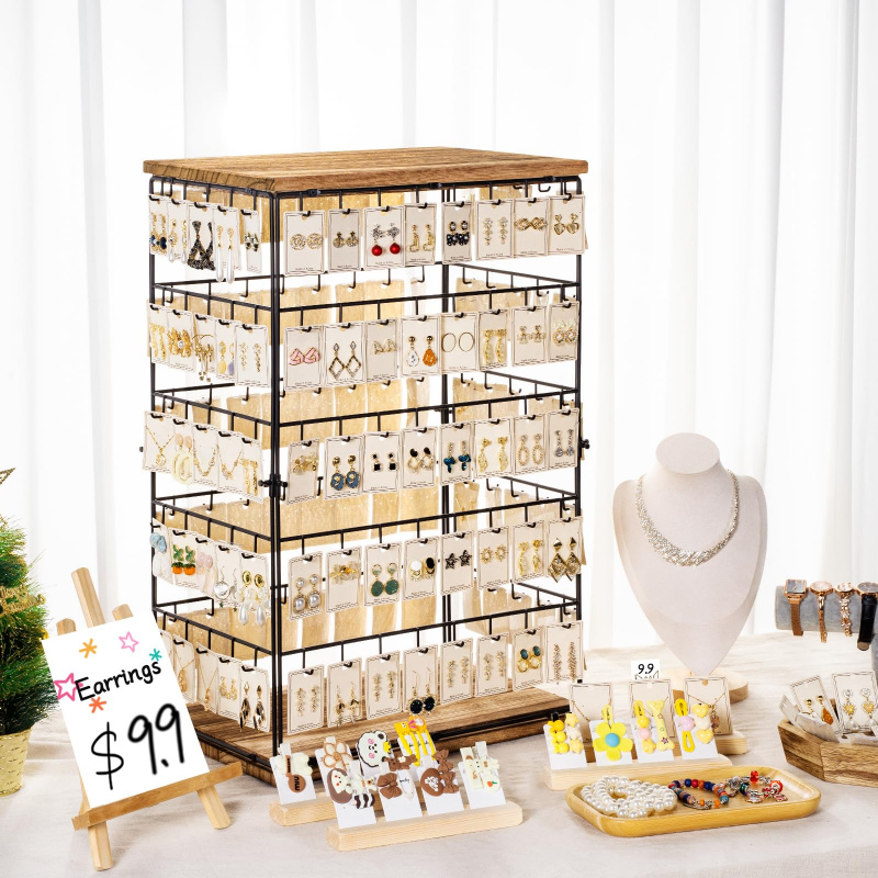 custom.Shelf Rack Wood Metal J - Jewelry And Watches Stores review and price