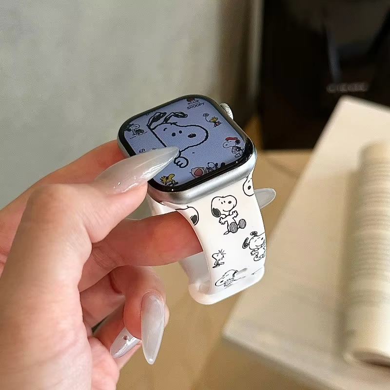 Cartoon Snoopy Watchband Apple - Jewelry Bracelet Watches review and price