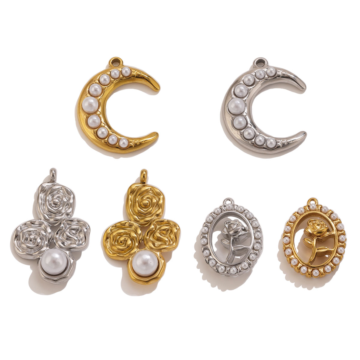 5Pcs Stainless Steel 18K Gold  - Rose Gold Bracelet review and price