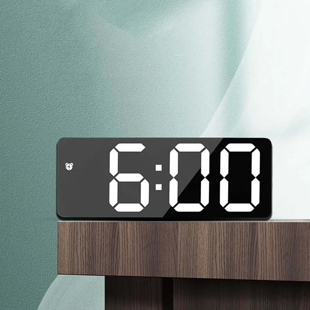 Acrylic Mirror Alarm Clock Ele - Moments Watches & Jewelry Burlington review and price