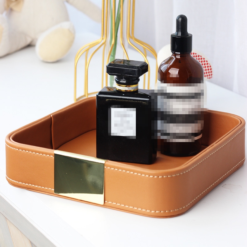 Leather Desk Tray Desktop Stor - Jewelry And Watches Stores review and price