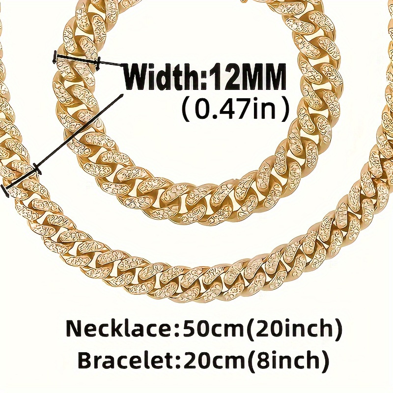Men's Bling Jewelry Set: Gold  - Jewels On Watches review and price