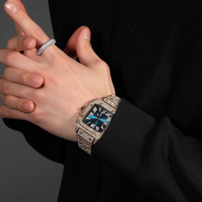 Hip Hop Luxury Quartz Wrist Wa - Jewels On Watches review and price