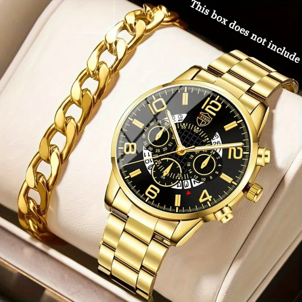 4pcs/set Men's Casual Watch Al - Jewels On Watches review and price